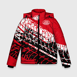 Куртка зимняя для мальчика JAWA, цвет: 3D-красный