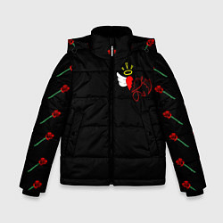 Куртка зимняя для мальчика Добро и зло, Payton Moormeier, цвет: 3D-красный