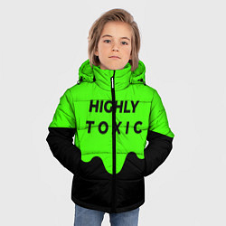 Куртка зимняя для мальчика HIGHLY toxic 0 2, цвет: 3D-светло-серый — фото 2