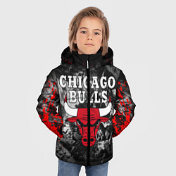 Куртка зимняя для мальчика CHICAGO BULLS, цвет: 3D-светло-серый — фото 2