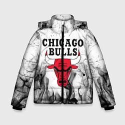 Куртка зимняя для мальчика CHICAGO BULLS, цвет: 3D-черный