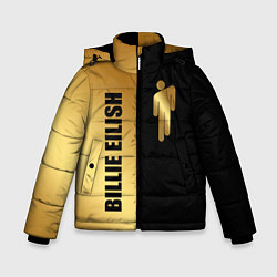 Куртка зимняя для мальчика Billie Eilish Gold, цвет: 3D-черный