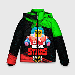 Куртка зимняя для мальчика BRAWL STARS NEW SPROUT 8, цвет: 3D-черный