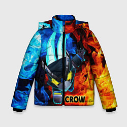 Куртка зимняя для мальчика Brawl Stars CROW, цвет: 3D-черный