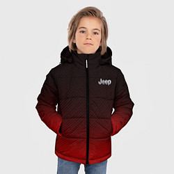 Куртка зимняя для мальчика Jeep спина Z, цвет: 3D-светло-серый — фото 2