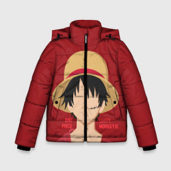 Куртка зимняя для мальчика Luffy, цвет: 3D-черный