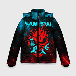 Зимняя куртка для мальчика CYBERPUNK 2077 SAMURAI