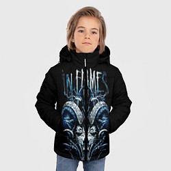 Куртка зимняя для мальчика IN FLAMES, цвет: 3D-светло-серый — фото 2