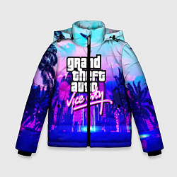 Куртка зимняя для мальчика GTA REMASTER, цвет: 3D-черный