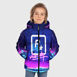 Куртка зимняя для мальчика GRAND THEFT AUTO, цвет: 3D-черный — фото 2