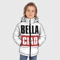 Куртка зимняя для мальчика Bella Ciao, цвет: 3D-черный — фото 2