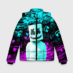 Куртка зимняя для мальчика Fortnite Marshmello, цвет: 3D-черный