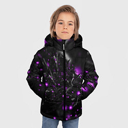 Куртка зимняя для мальчика ABSTRACTION, цвет: 3D-черный — фото 2