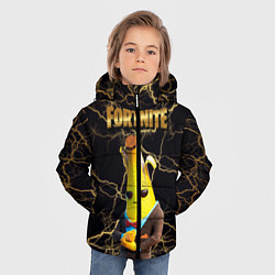 Куртка зимняя для мальчика Peely Fortnite, цвет: 3D-светло-серый — фото 2