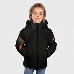 Куртка зимняя для мальчика DARK, цвет: 3D-черный — фото 2