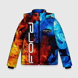 Куртка зимняя для мальчика FORD, цвет: 3D-красный