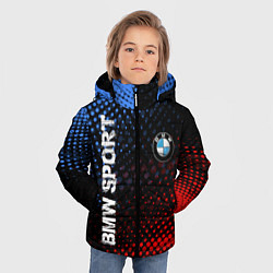 Куртка зимняя для мальчика BMW SPORT, цвет: 3D-черный — фото 2