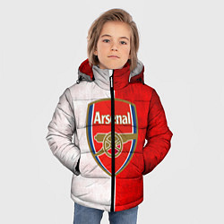 Куртка зимняя для мальчика FC Arsenal 3D, цвет: 3D-черный — фото 2