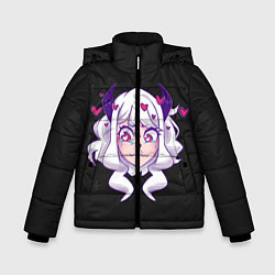 Куртка зимняя для мальчика Helltaker, цвет: 3D-черный