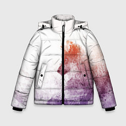 Куртка зимняя для мальчика ВОЛК D, цвет: 3D-светло-серый