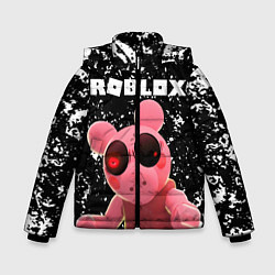 Куртка зимняя для мальчика Roblox Piggy, цвет: 3D-светло-серый