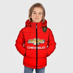 Куртка зимняя для мальчика Манчестер Юнайтед форма 2020, цвет: 3D-черный — фото 2
