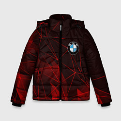Куртка зимняя для мальчика BMW, цвет: 3D-черный