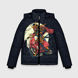 Куртка зимняя для мальчика Samurai Biker Z, цвет: 3D-черный