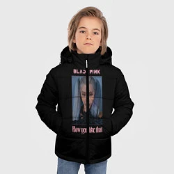 Куртка зимняя для мальчика BLACKPINK - Rose, цвет: 3D-светло-серый — фото 2
