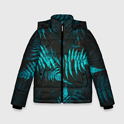 Куртка зимняя для мальчика ПАПОРОТНИК, цвет: 3D-черный