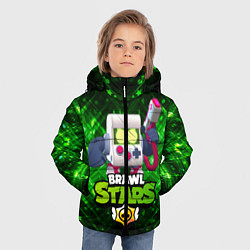 Куртка зимняя для мальчика Virus 8 bit brawl stars 8 бит, цвет: 3D-черный — фото 2