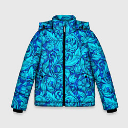 Куртка зимняя для мальчика Флора Flora, цвет: 3D-черный