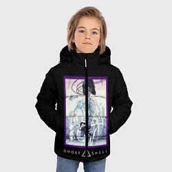 Куртка зимняя для мальчика Призрак в доспехах, цвет: 3D-светло-серый — фото 2