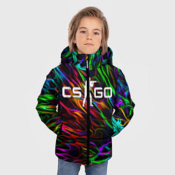 Куртка зимняя для мальчика CS GO КС ГО, цвет: 3D-светло-серый — фото 2