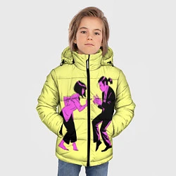 Куртка зимняя для мальчика Криминальное чтиво, цвет: 3D-черный — фото 2