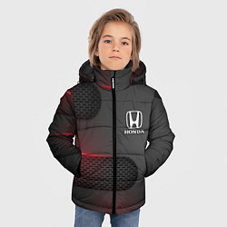 Куртка зимняя для мальчика HONDA, цвет: 3D-черный — фото 2
