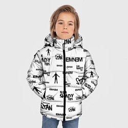Куртка зимняя для мальчика Eminem, цвет: 3D-черный — фото 2