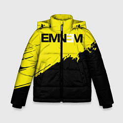 Куртка зимняя для мальчика Eminem, цвет: 3D-светло-серый