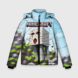 Куртка зимняя для мальчика Minecraft, цвет: 3D-черный