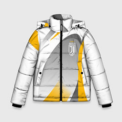Куртка зимняя для мальчика Juventus Uniform, цвет: 3D-черный