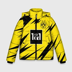Куртка зимняя для мальчика Reus Borussia Dortmund 20-21, цвет: 3D-красный