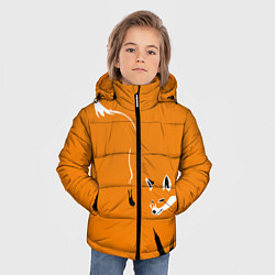 Куртка зимняя для мальчика ЛИСА, цвет: 3D-черный — фото 2