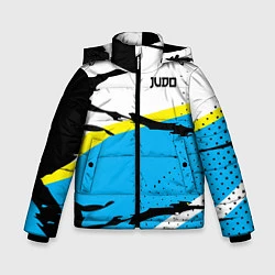 Куртка зимняя для мальчика Judo, цвет: 3D-черный