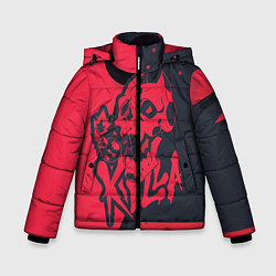 Куртка зимняя для мальчика KILLA, цвет: 3D-черный
