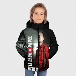 Куртка зимняя для мальчика La casa de papel BERLIN, цвет: 3D-красный — фото 2