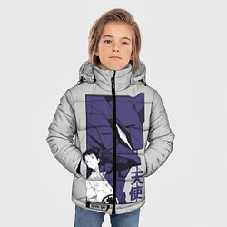Куртка зимняя для мальчика Синдзи Икари, цвет: 3D-черный — фото 2