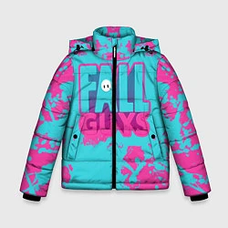 Куртка зимняя для мальчика Fall Guys: Ultimate Knockout, цвет: 3D-черный
