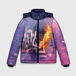 Куртка зимняя для мальчика Шото Тодороки, цвет: 3D-светло-серый