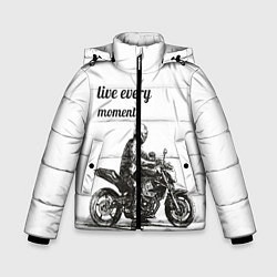 Зимняя куртка для мальчика Мотоцикл