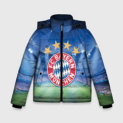 Куртка зимняя для мальчика Бавария Мюнхен, цвет: 3D-черный